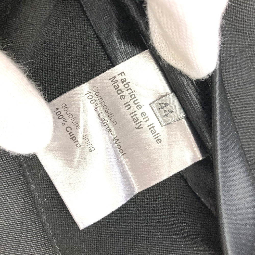 Dior Belt Wool, Cupra Black 2 Button Cummerbund Belt Mens 44