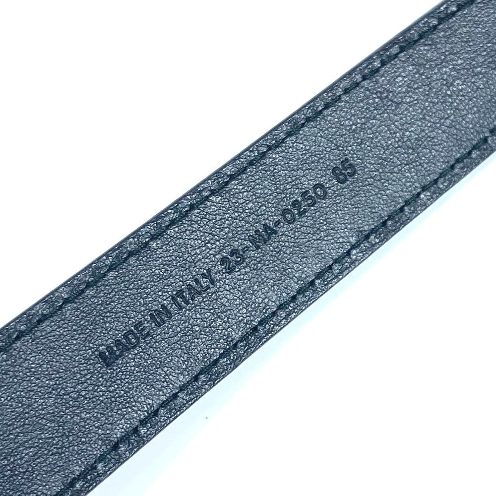 Dior Belt Leather Black Logo 85