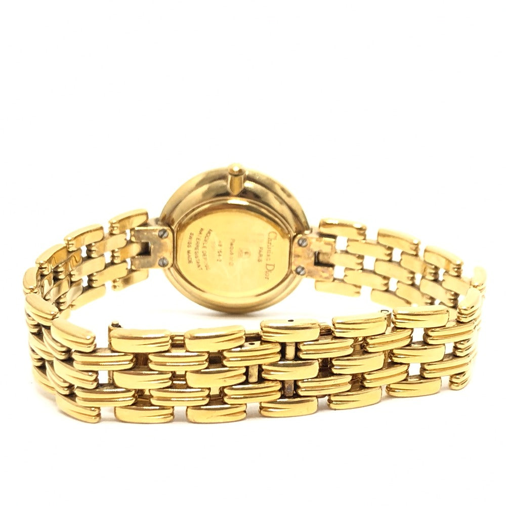 Dior Watches Quartz Gold Plated Gold Bakira Black Dial