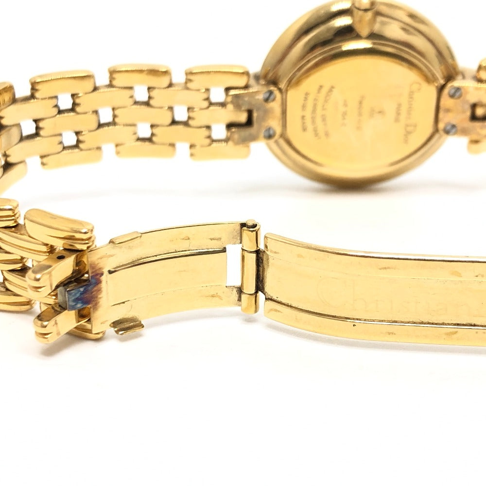 Dior Watches Quartz Gold Plated Gold Bakira Black Dial