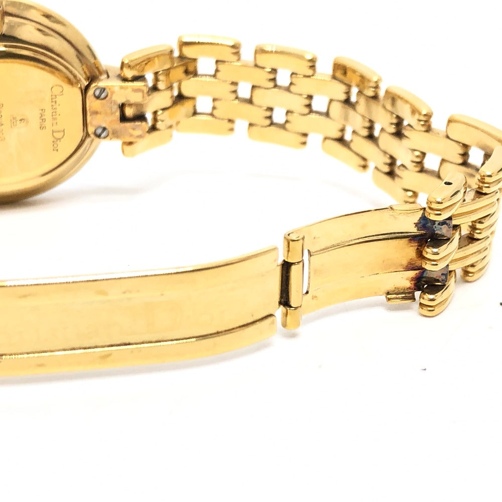Dior Watches Quartz Gold Plated Gold Bakira Black Dial