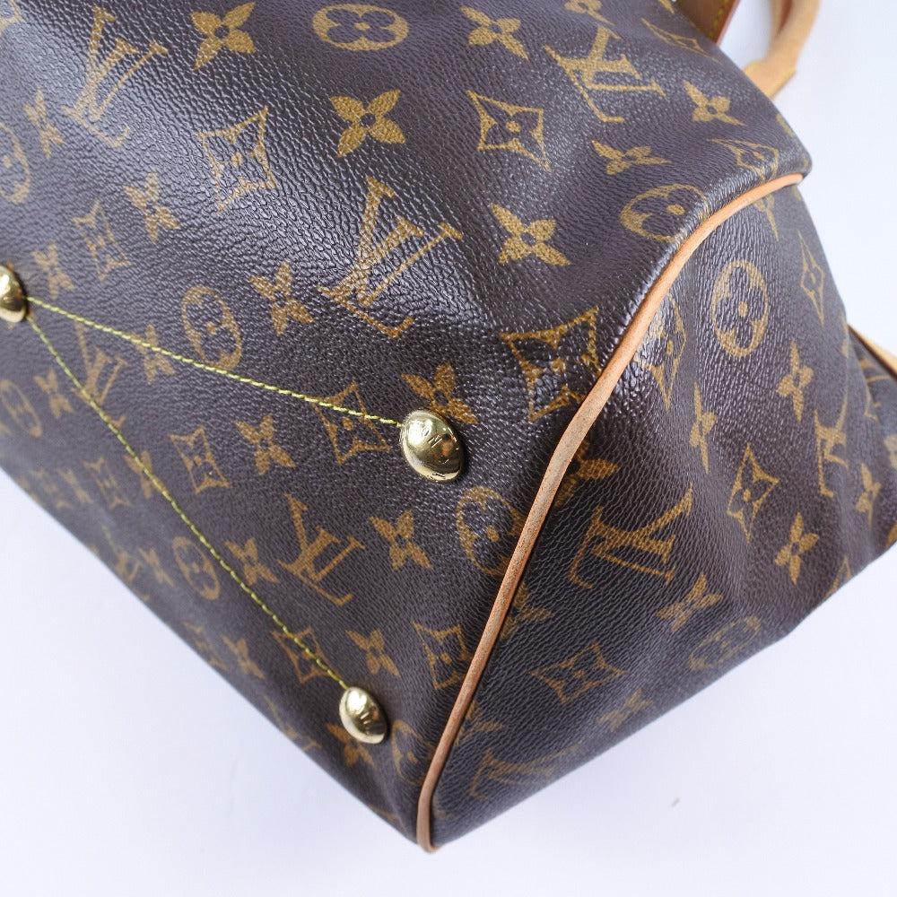 Louis Vuitton Tote Bag M40144 Monogram Canvas Brown Tivoli Gm Women