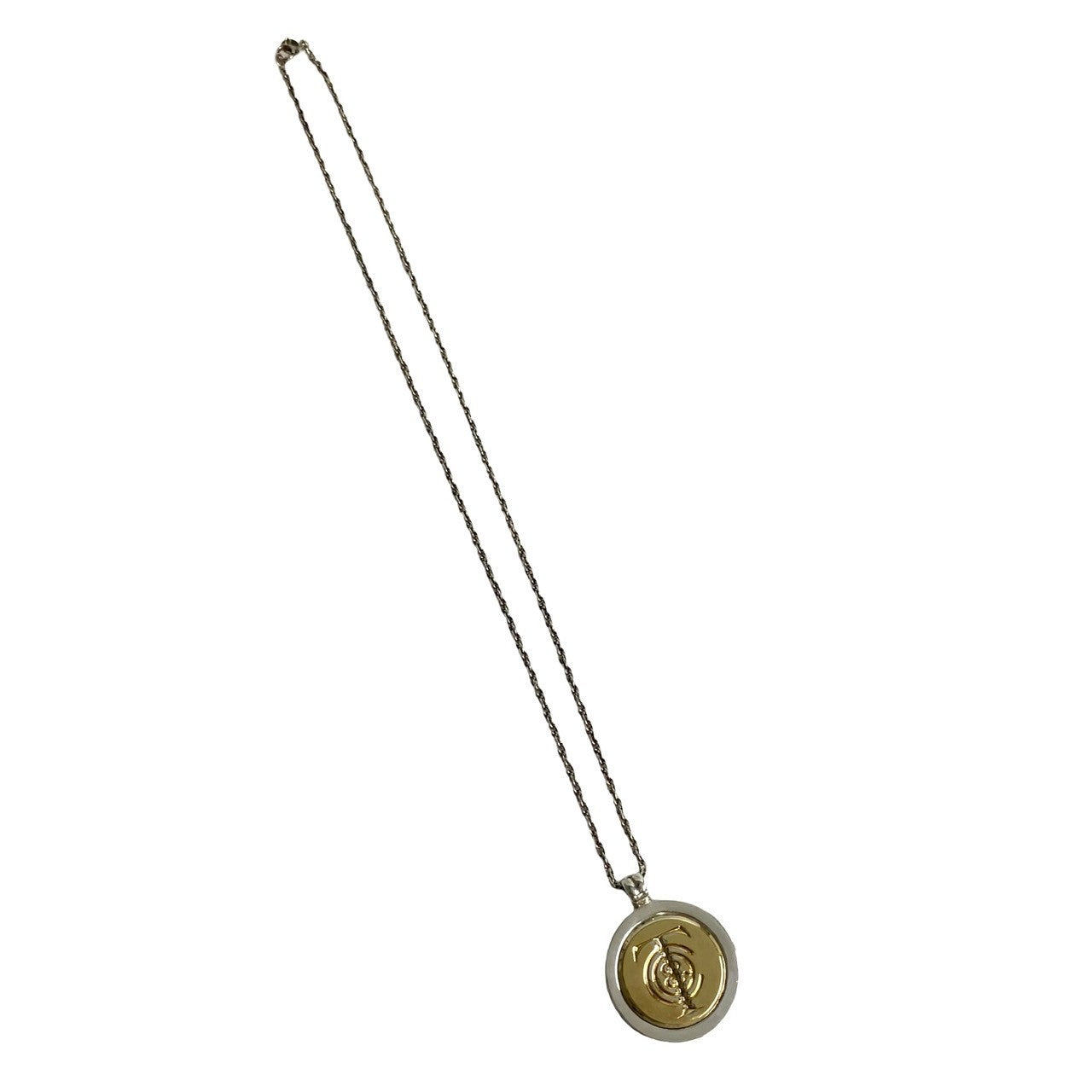 Tiffany&Co. Necklace Silver925, K18 Yellow Gold Silver Women