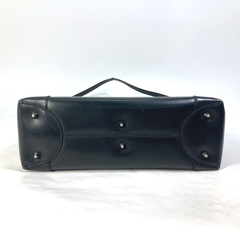 Dior Handbag Leather Black 2Way Bag Maris Pearl Women