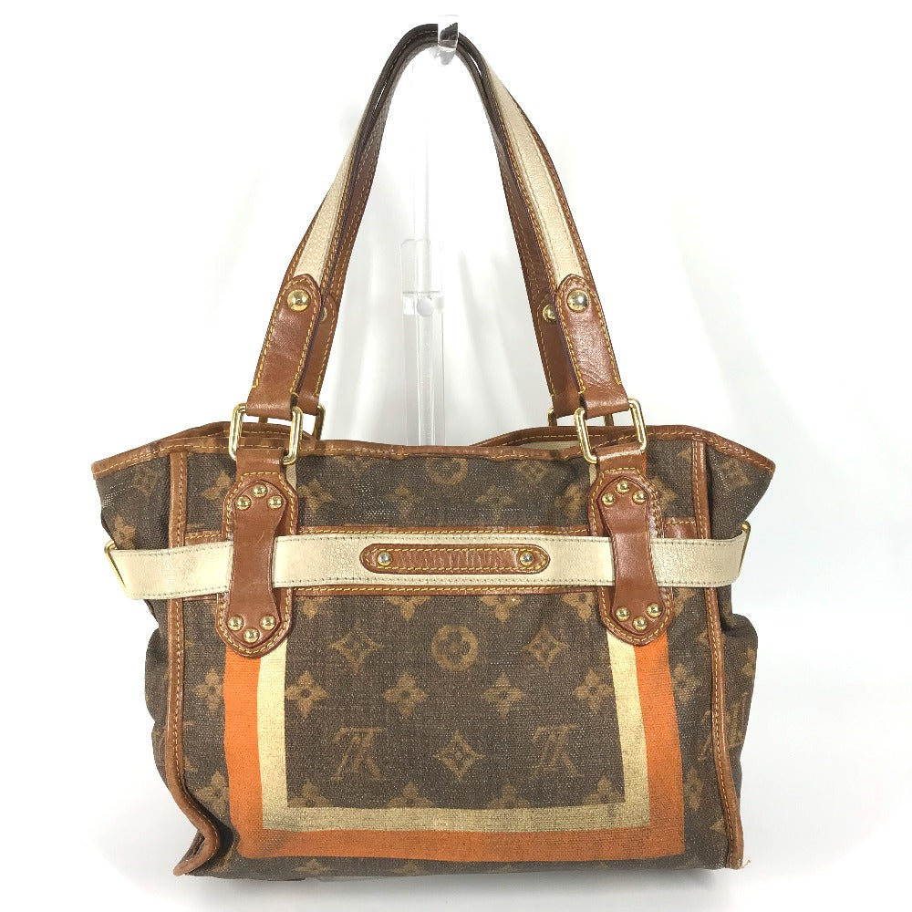 Louis Vuitton Shoulder Bag M56386 Coated Canvas Brown Monogram Tyse Sac Rayure Pm Unisex(Unisex)