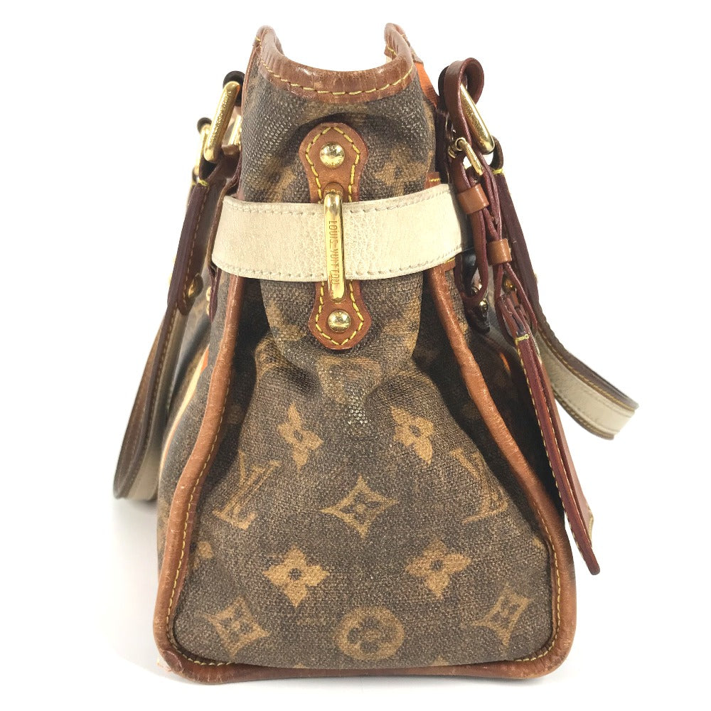 Louis Vuitton Shoulder Bag M56386 Coated Canvas Brown Monogram Tyse Sac Rayure Pm Unisex(Unisex)