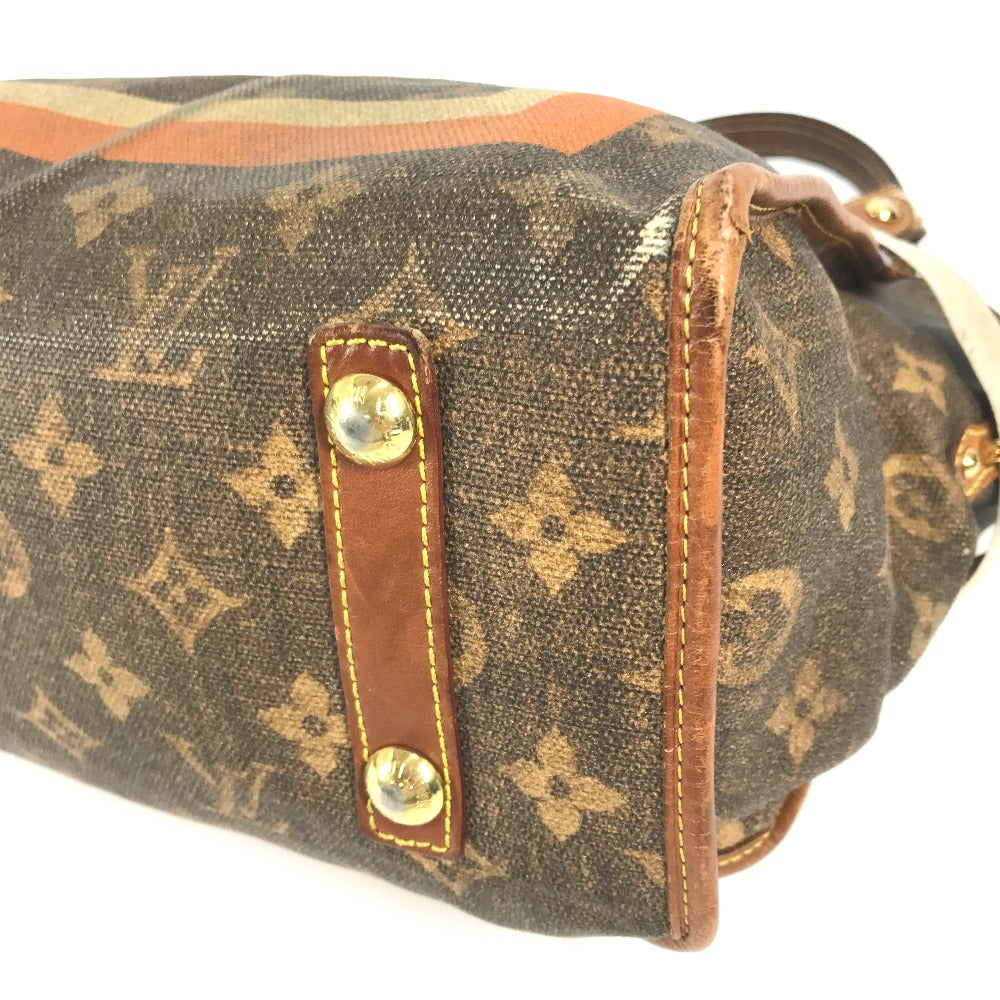 Louis Vuitton Shoulder Bag M56386 Coated Canvas Brown Monogram Tyse Sac Rayure Pm Unisex(Unisex)