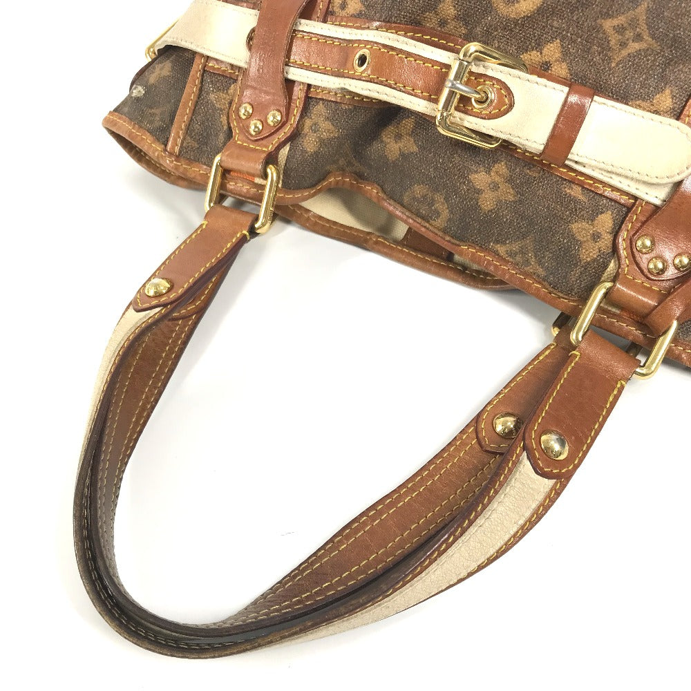 Louis Vuitton Shoulder Bag M56386 Coated Canvas Brown Monogram Tyse Sac Rayure Pm Unisex(Unisex)