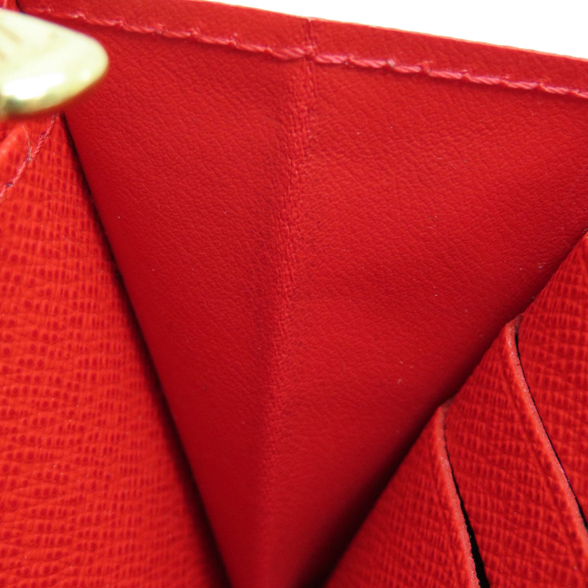 Louis Vuitton Long Wallet Purse M62236 Monogram Canvas Brown Portefeuille Sarah Monogram Coquelicot