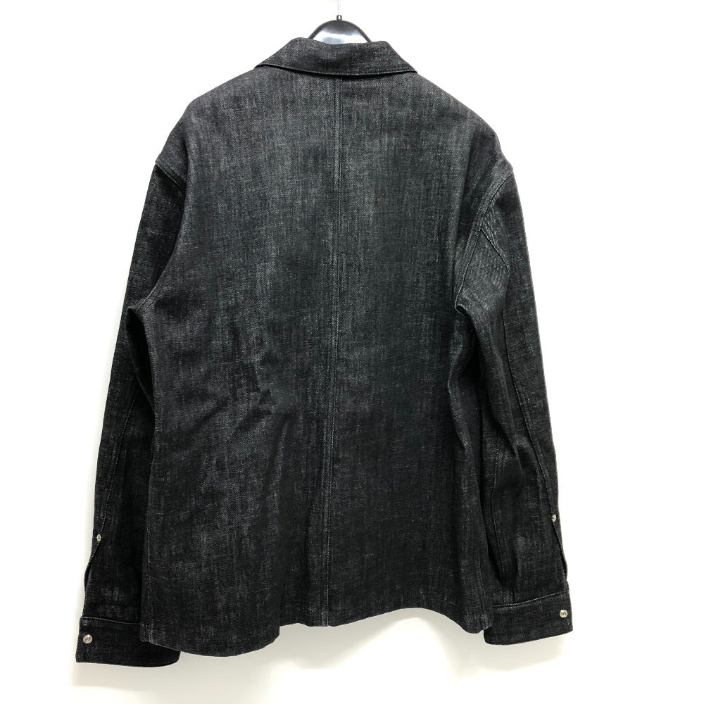Dior Jacket 033D490A291X Denim Black 22S Oblique Mens 48