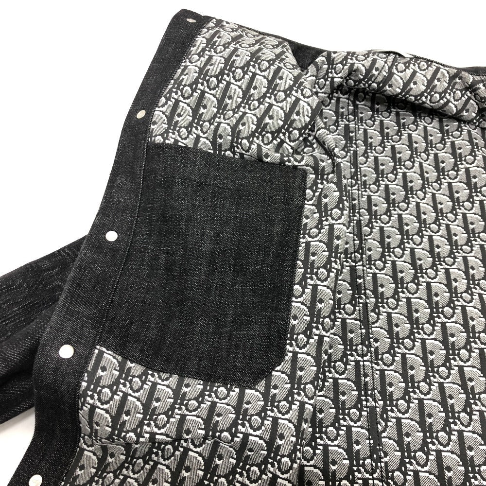Dior Jacket 033D490A291X Denim Black 22S Oblique 48