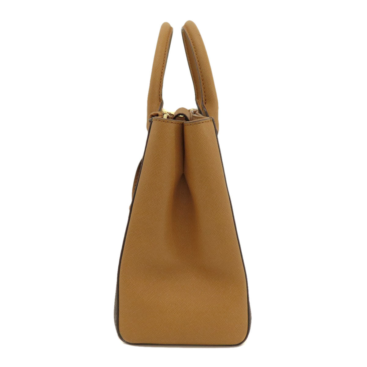 Michael Kors Handbag Pvc Brown Mk Signature 2Way Women