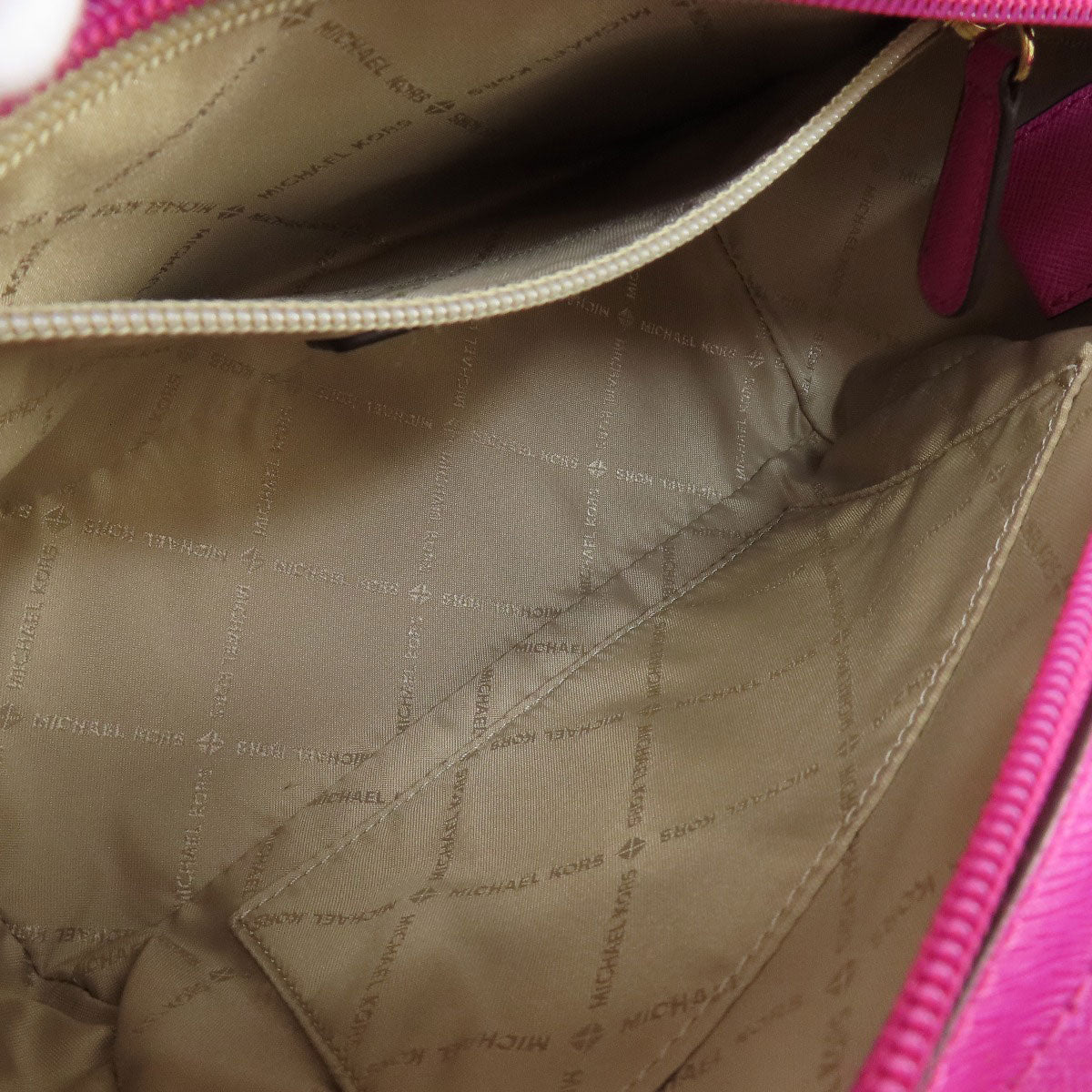 Michael Kors Shoulder Bag Pvc Pink Logo Women
