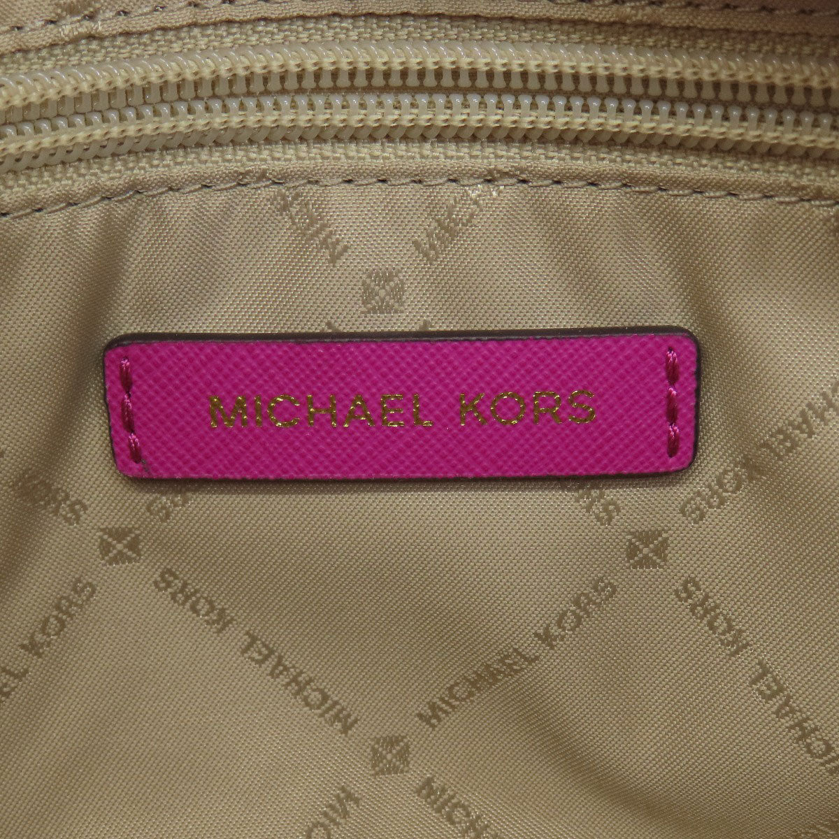 Michael Kors Shoulder Bag Pvc Pink Logo Women