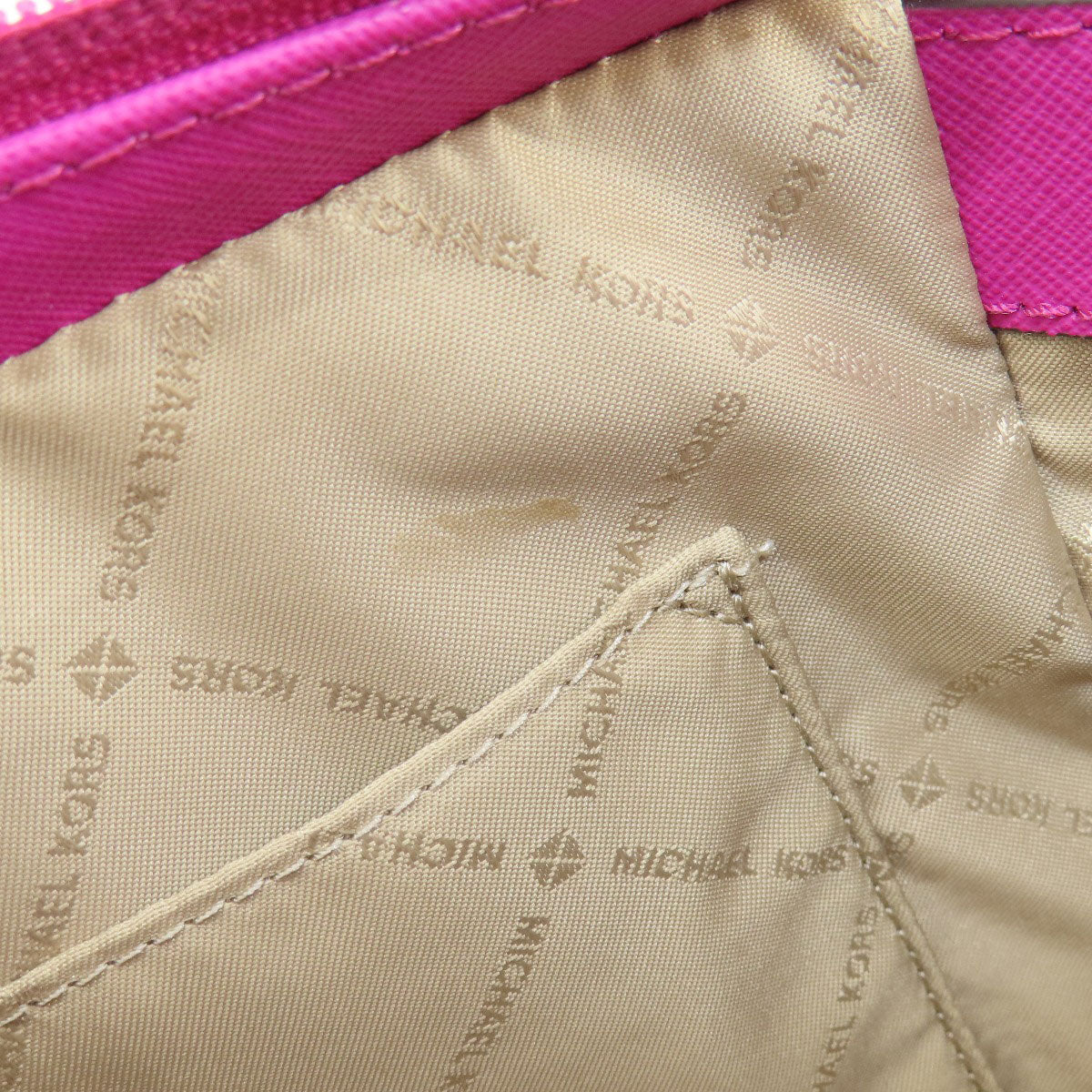 Michael Kors Shoulder Bag Pvc Pink Logo Women