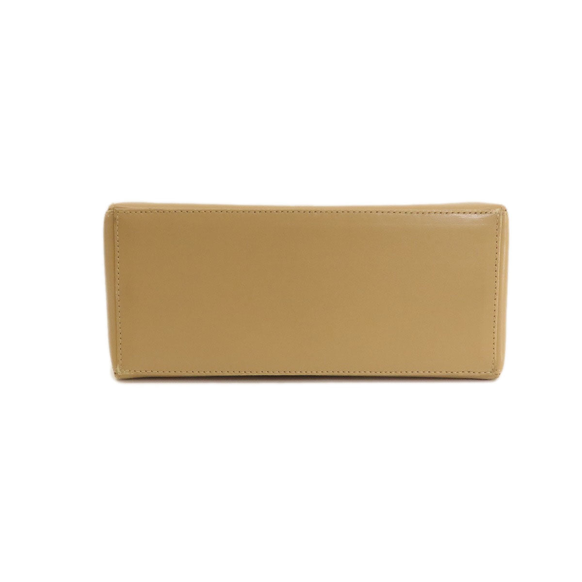 Salvatore Ferragamo Shoulder Bag Leather Beige Gancinimetal Women