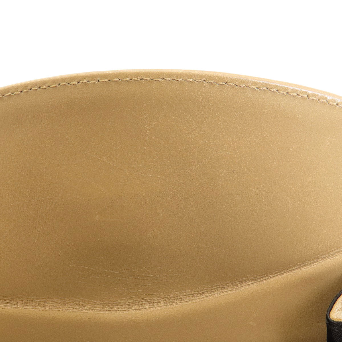 Salvatore Ferragamo Shoulder Bag Leather Beige Gancinimetal Women