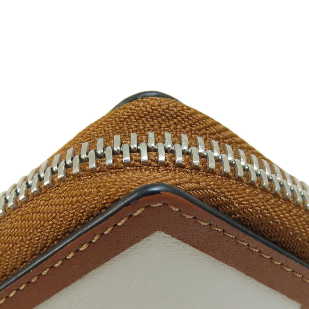 Loewe Bifold Wallet Leather Brown Puzzle Women