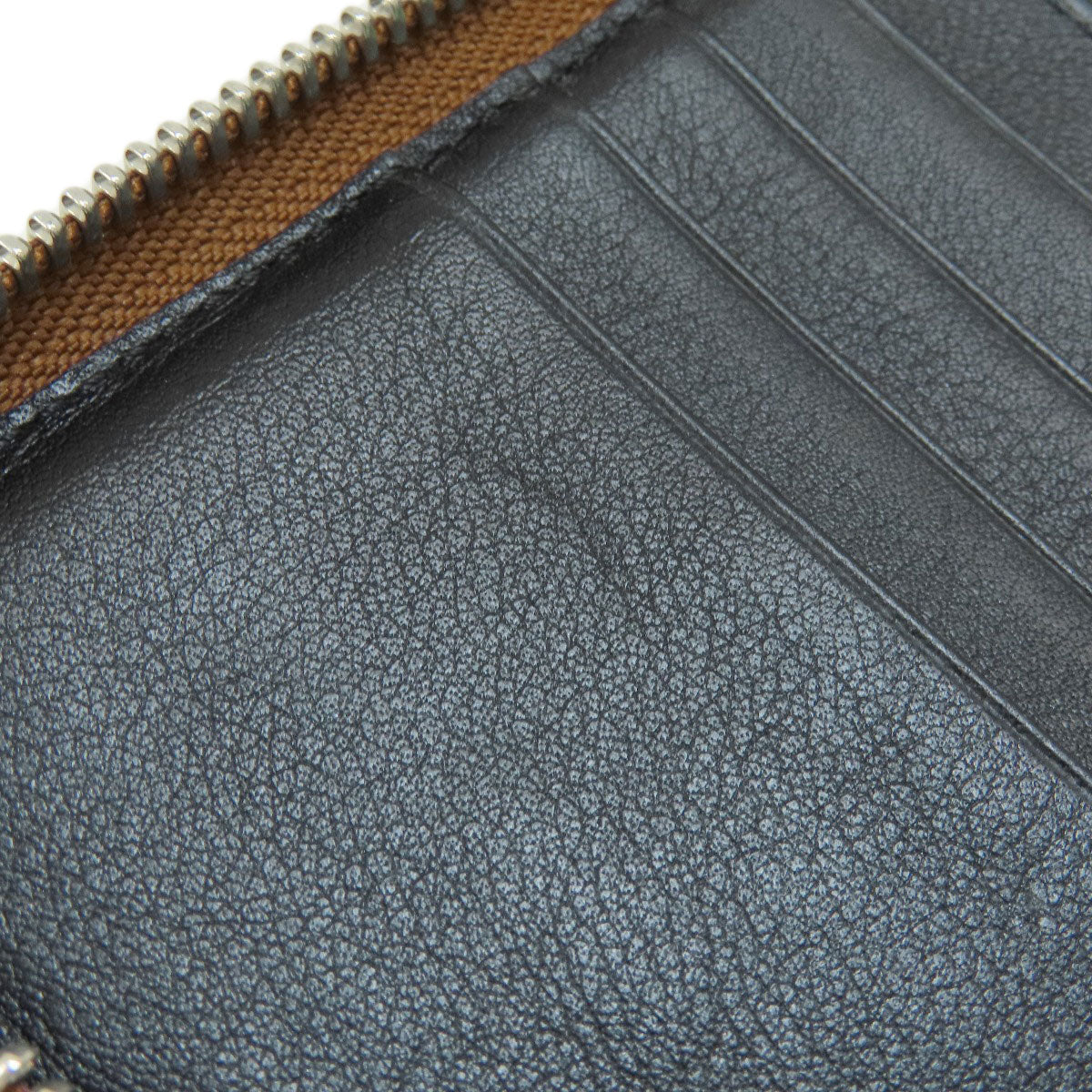 Loewe Bifold Wallet Leather Brown Puzzle Women