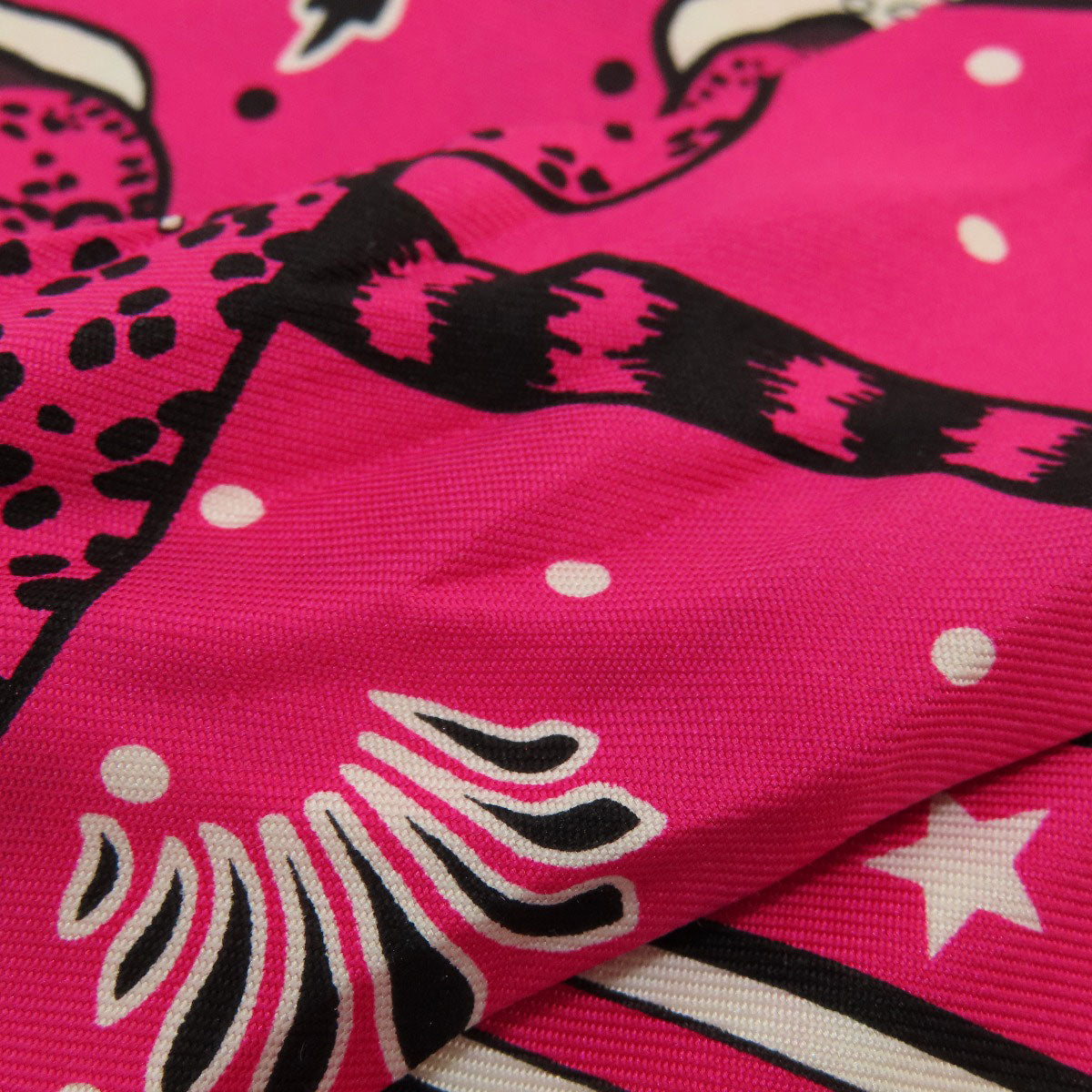 Hermes Scarf Silk Pink Twilly Women