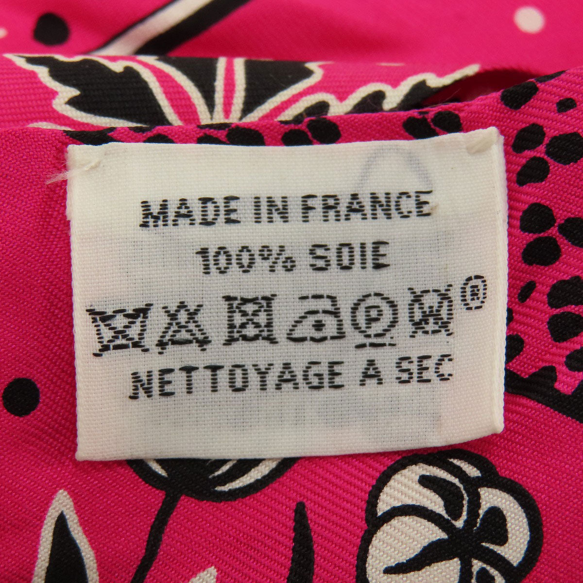 Hermes Scarf Silk Pink Twilly Women