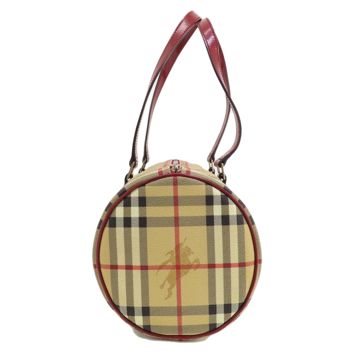 Burberry Handbag Pvc Beige Nova Check Women