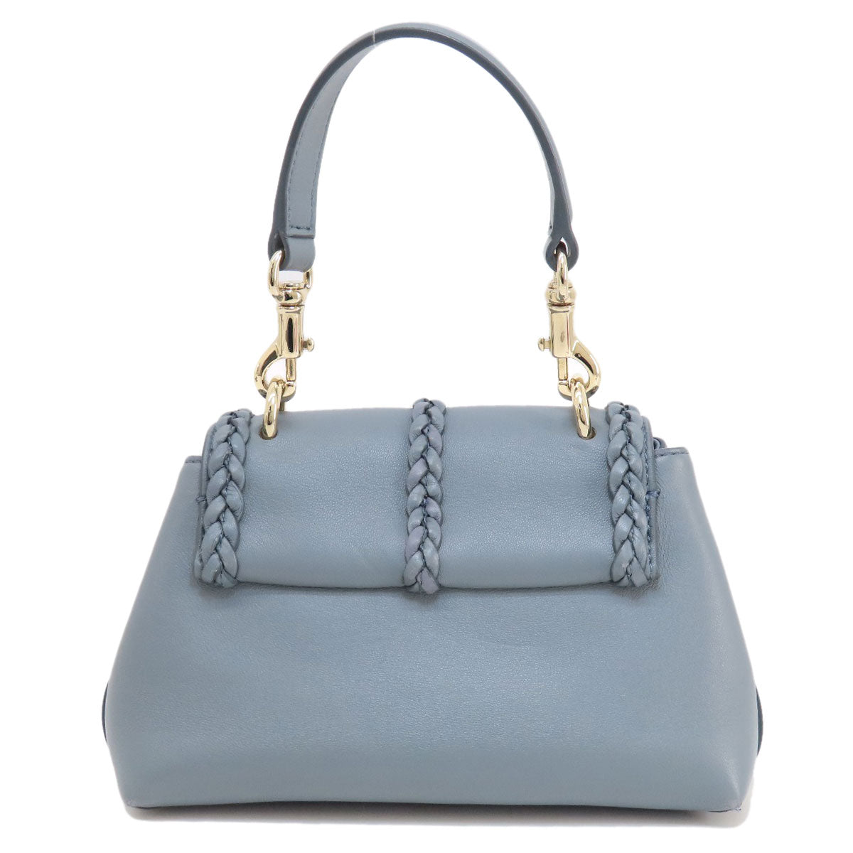 Chloe Handbag Leather Gray Penelope Mini 2Way Women
