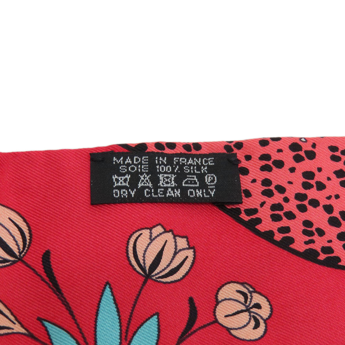 Hermes Scarf Silk Red Twilly Women