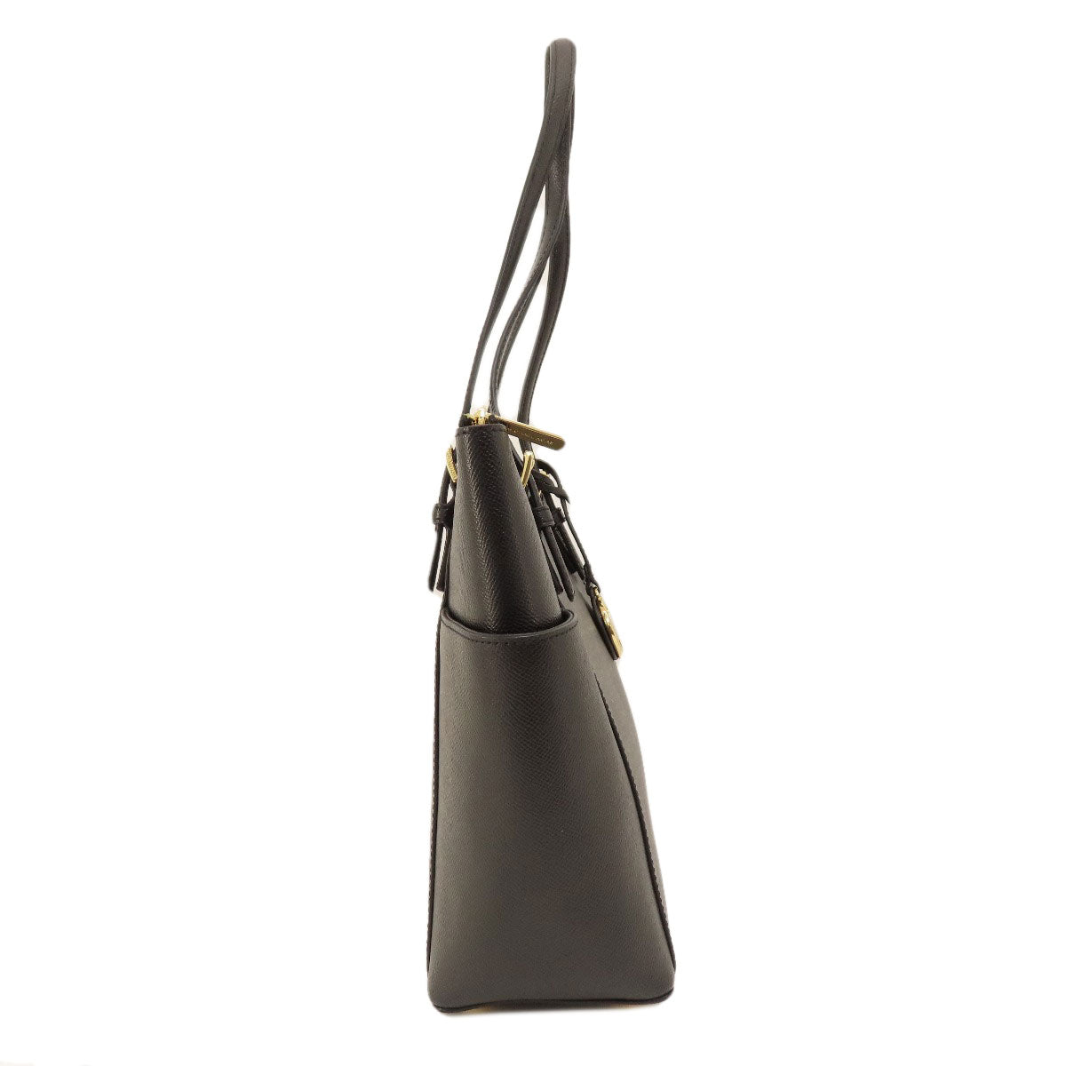 Michael Kors Tote Bag Pvc Black Logo Women