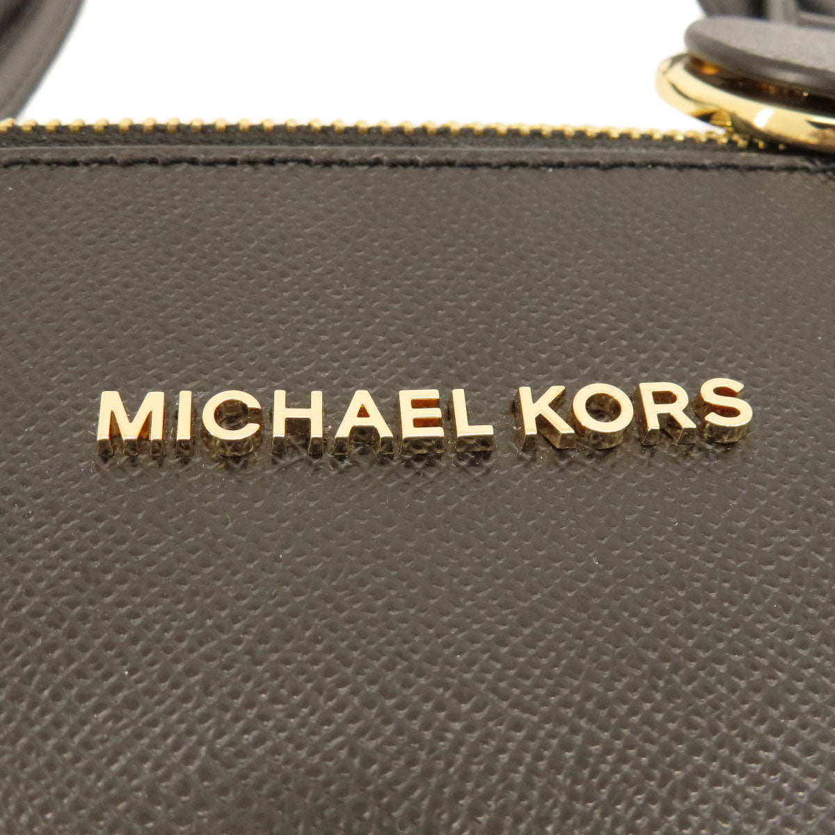 Michael Kors Tote Bag Pvc Black Logo Women