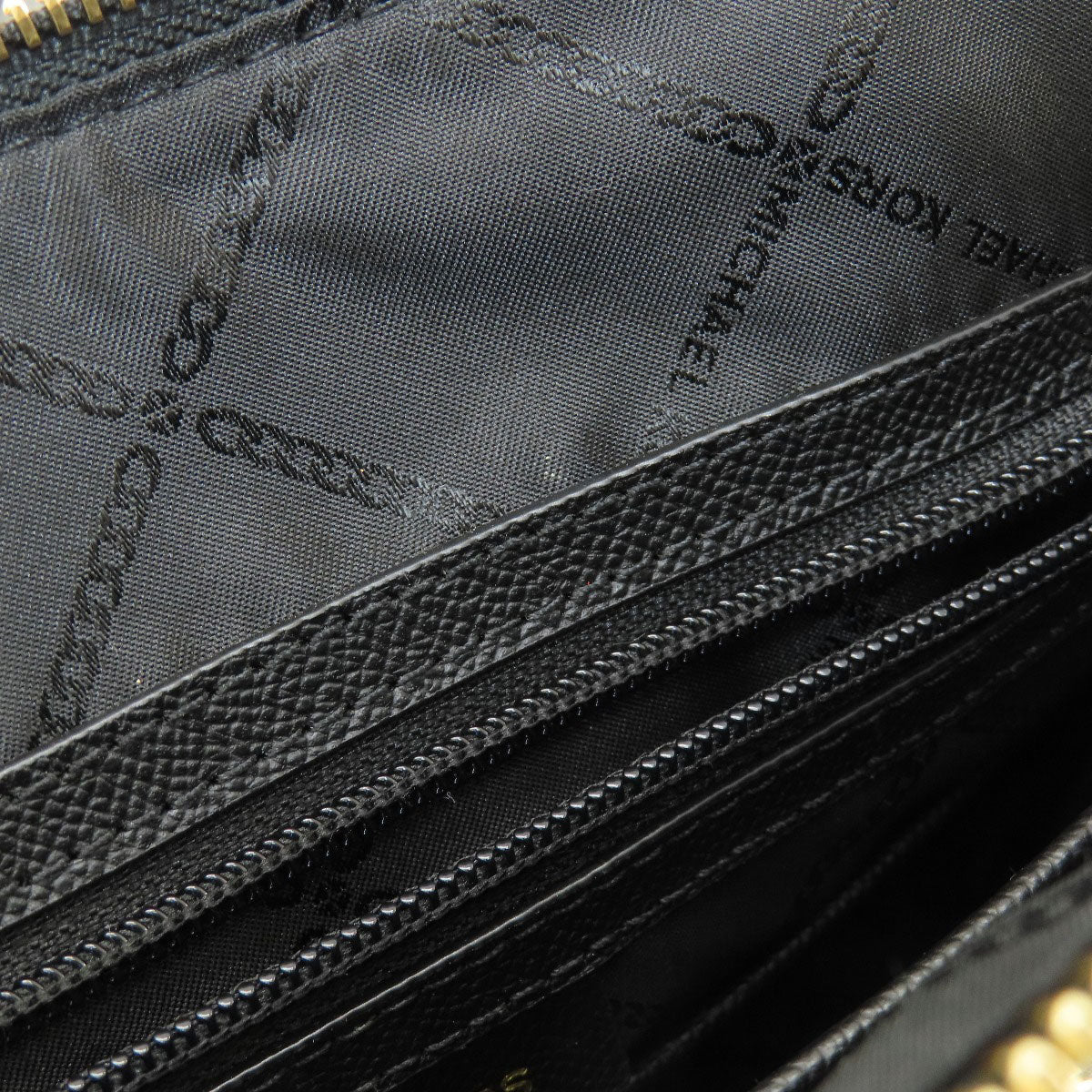 Michael Kors Tote Bag Leather Black Logo Women