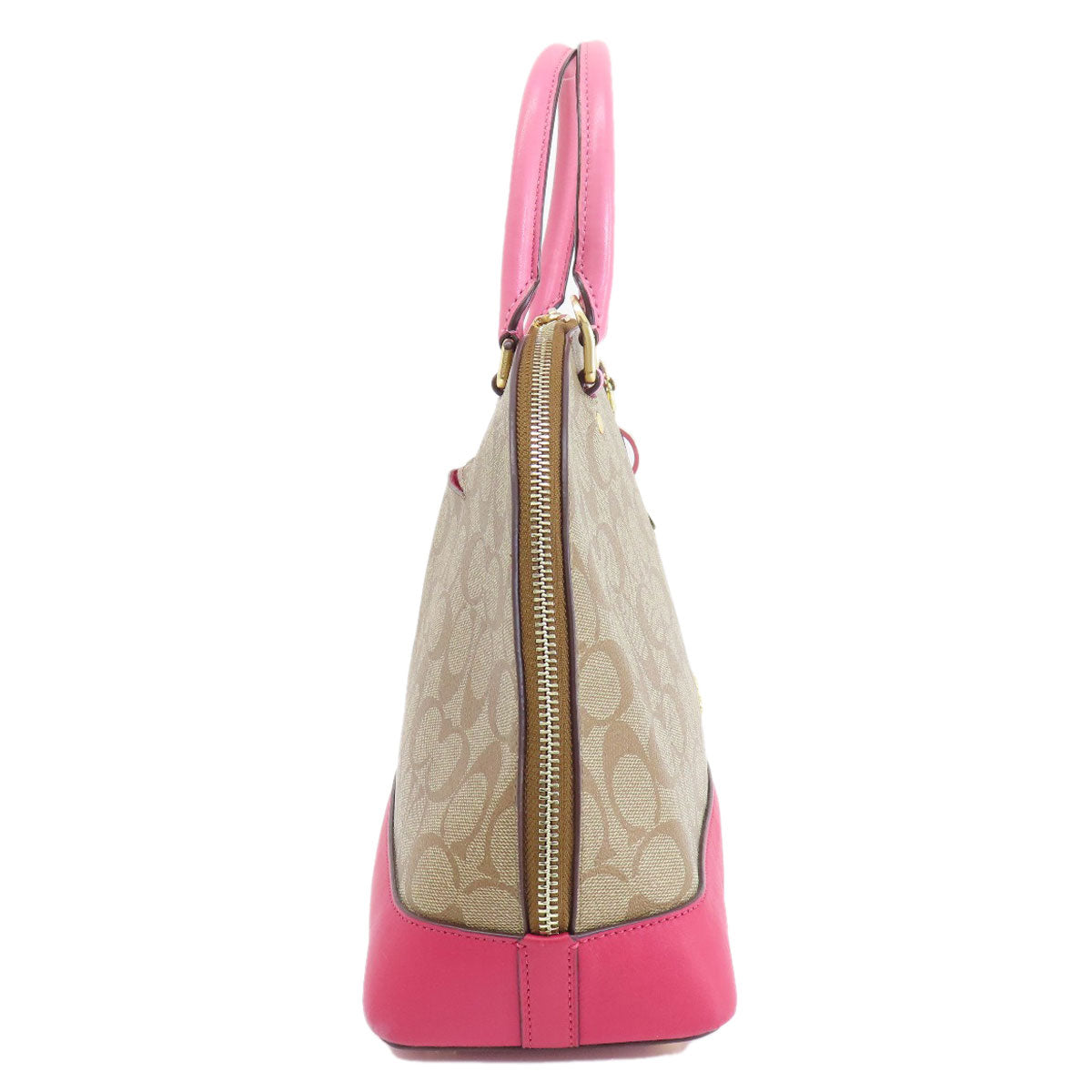 Coach Tote Bag F29564 Pvc Brown Signature 2Way