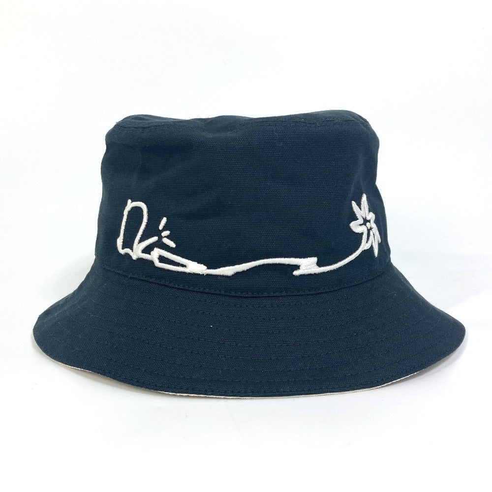 Dior Hat 033B906T4511 Cotton Black Travis Scott Cactus Jack Dior Bob Hat Women(Unisex) L