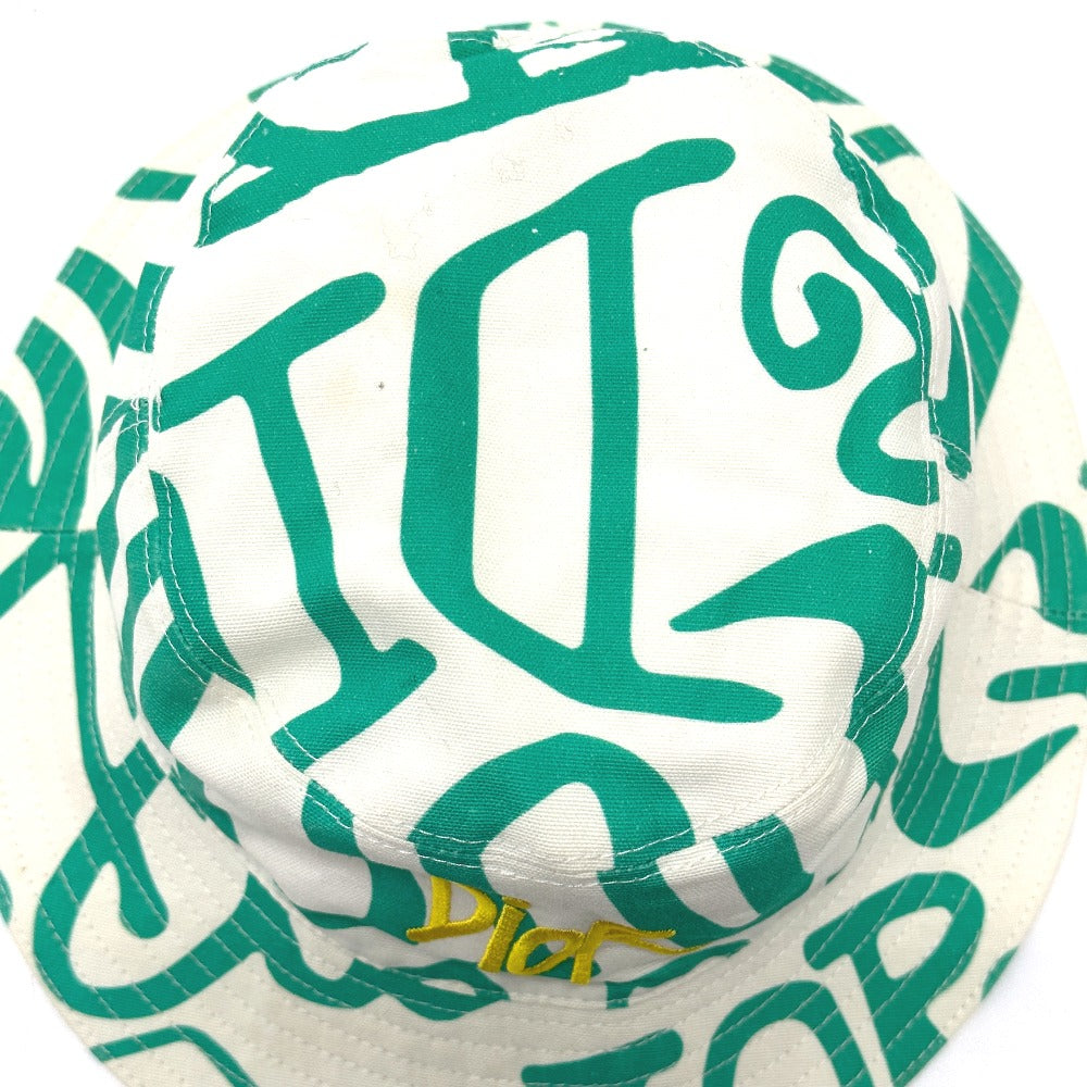 Dior Hat 033C906A4949 Cotton Green Shawn Stussy Shawn Stussy Collaboration Mens M