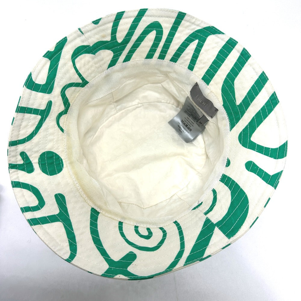 Dior Hat 033C906A4949 Cotton Green Shawn Stussy Shawn Stussy Collaboration Mens M