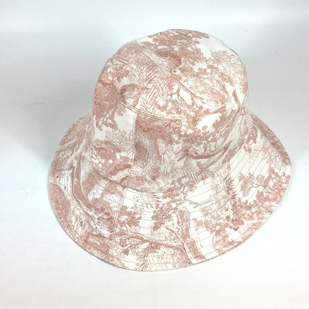 Dior Hat 02Toj924I130 Cotton Pink Hat Hat Bucket Hat Bob Hat Toile De Jui Women 59