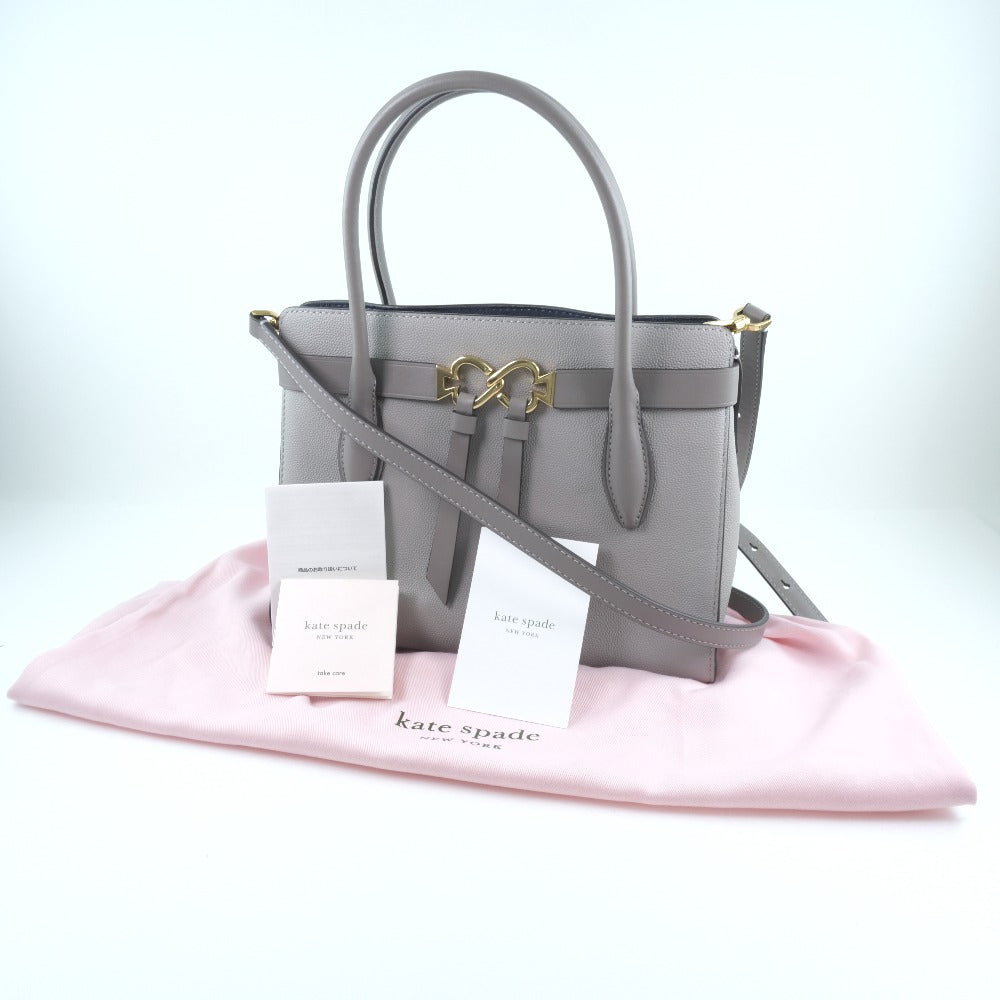 Kate Spade Handbag Calfskin Beige 2Way Bag Women