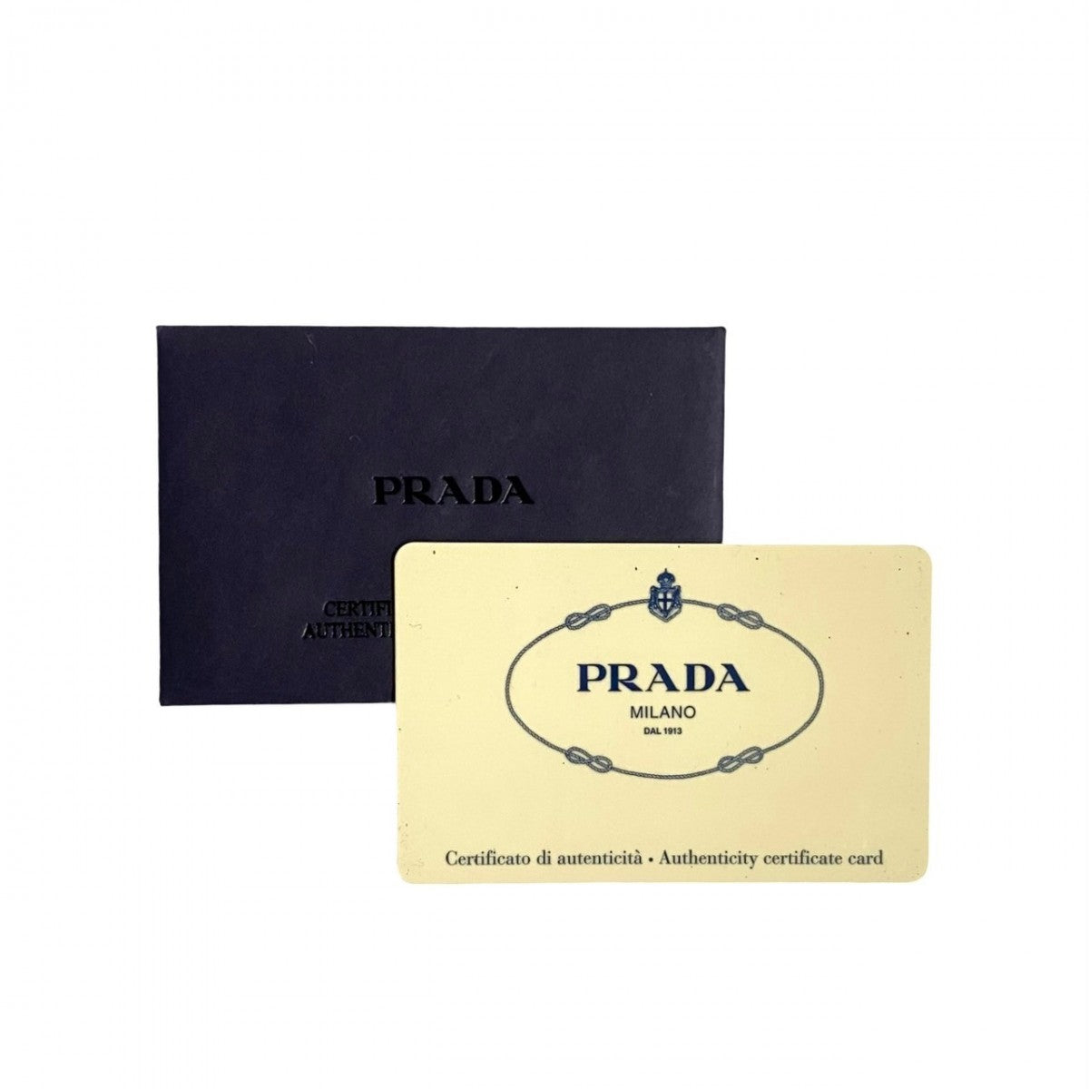 Prada Bifold Wallet Nylon, Leather Black Logo Metal Women