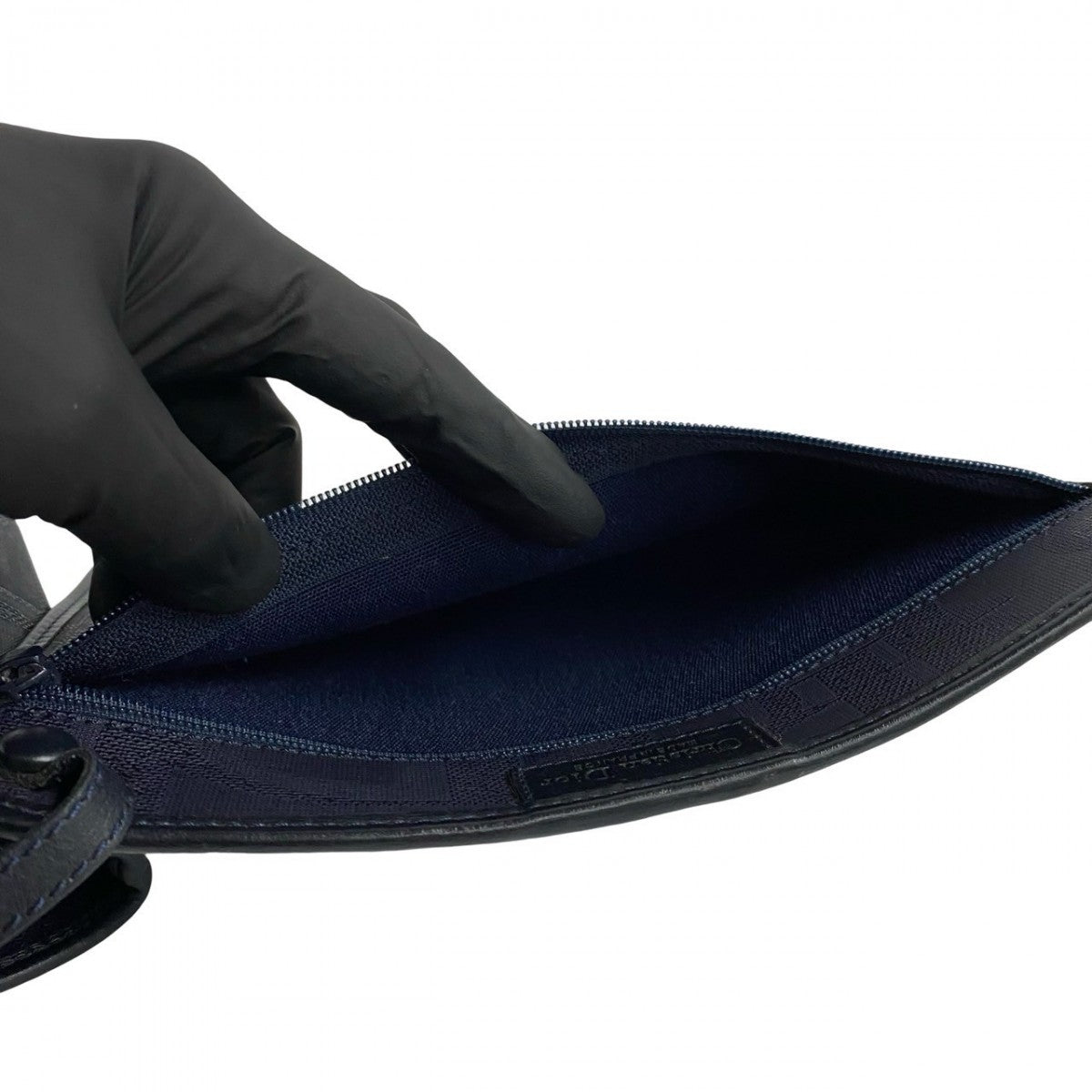 Dior Shoulder Bag Leather Navy