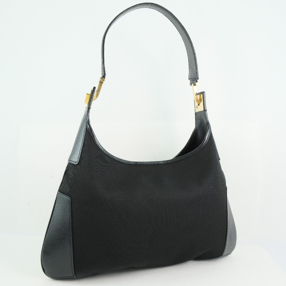 Salvatore Ferragamo Shoulder Bag 21-1898 Canvas Black Women