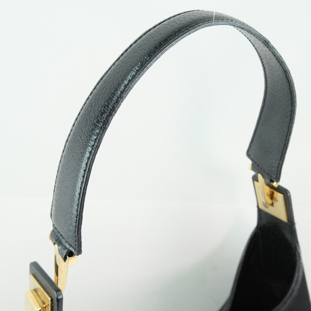 Salvatore Ferragamo Shoulder Bag 21-1898 Canvas Black Women