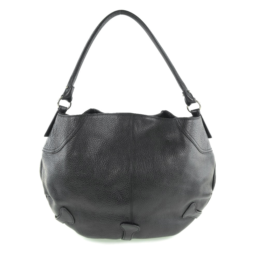 Salvatore Ferragamo Shoulder Bag Calfskin Black Shoulder Women