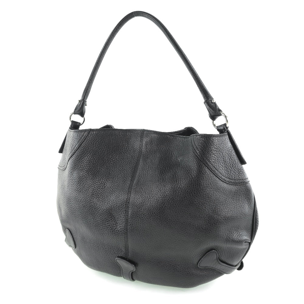 Salvatore Ferragamo Shoulder Bag Calfskin Black Shoulder Women