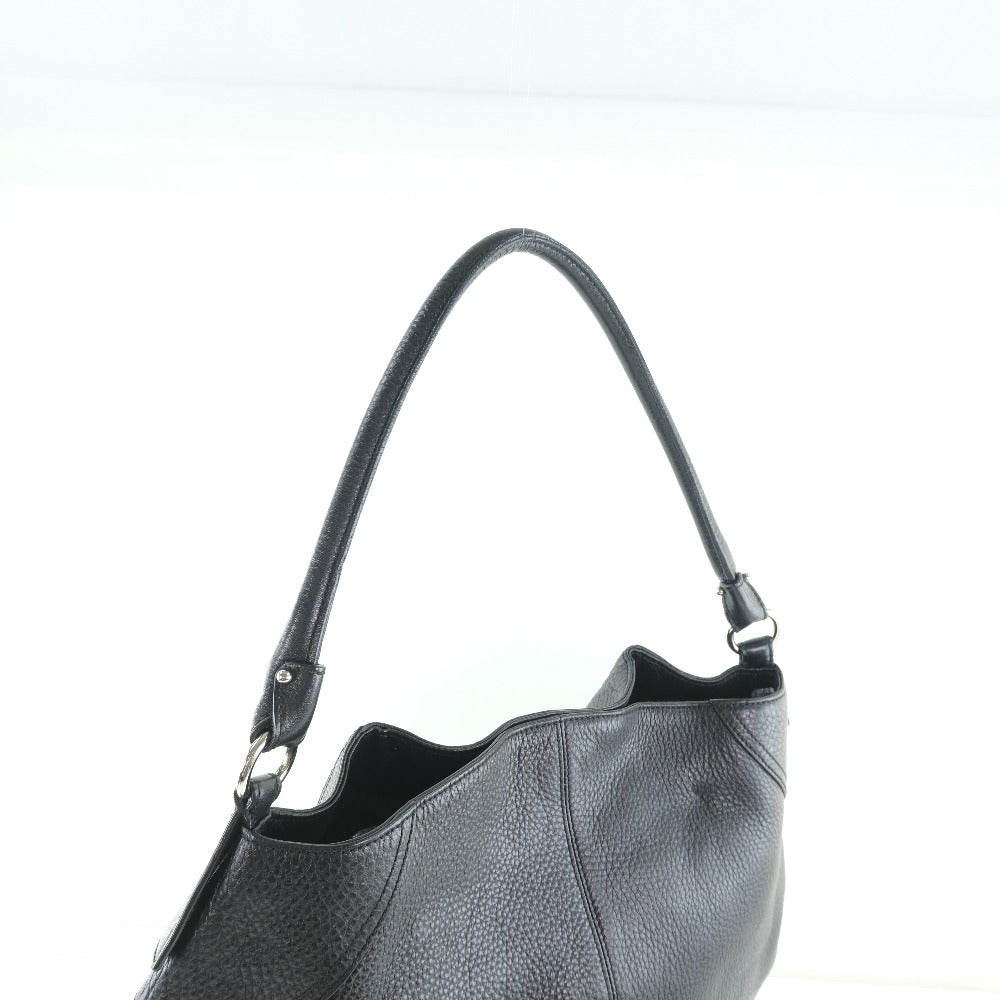 Salvatore Ferragamo Shoulder Bag Calfskin Black Shoulder Women