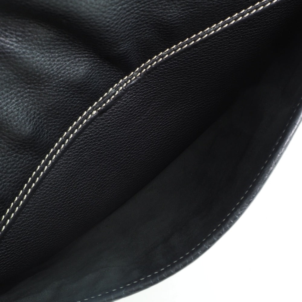 Celine Shoulder Bag Calfskin Black Women