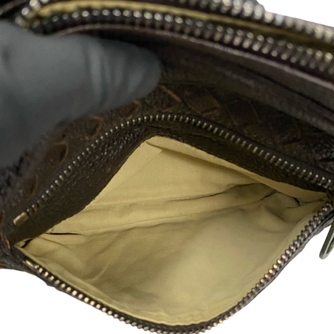 Bottegaveneta Shoulder Bag Leather Brown Intrecciato Women