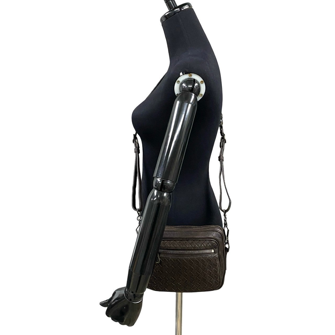 Bottegaveneta Shoulder Bag Leather Brown Intrecciato Women
