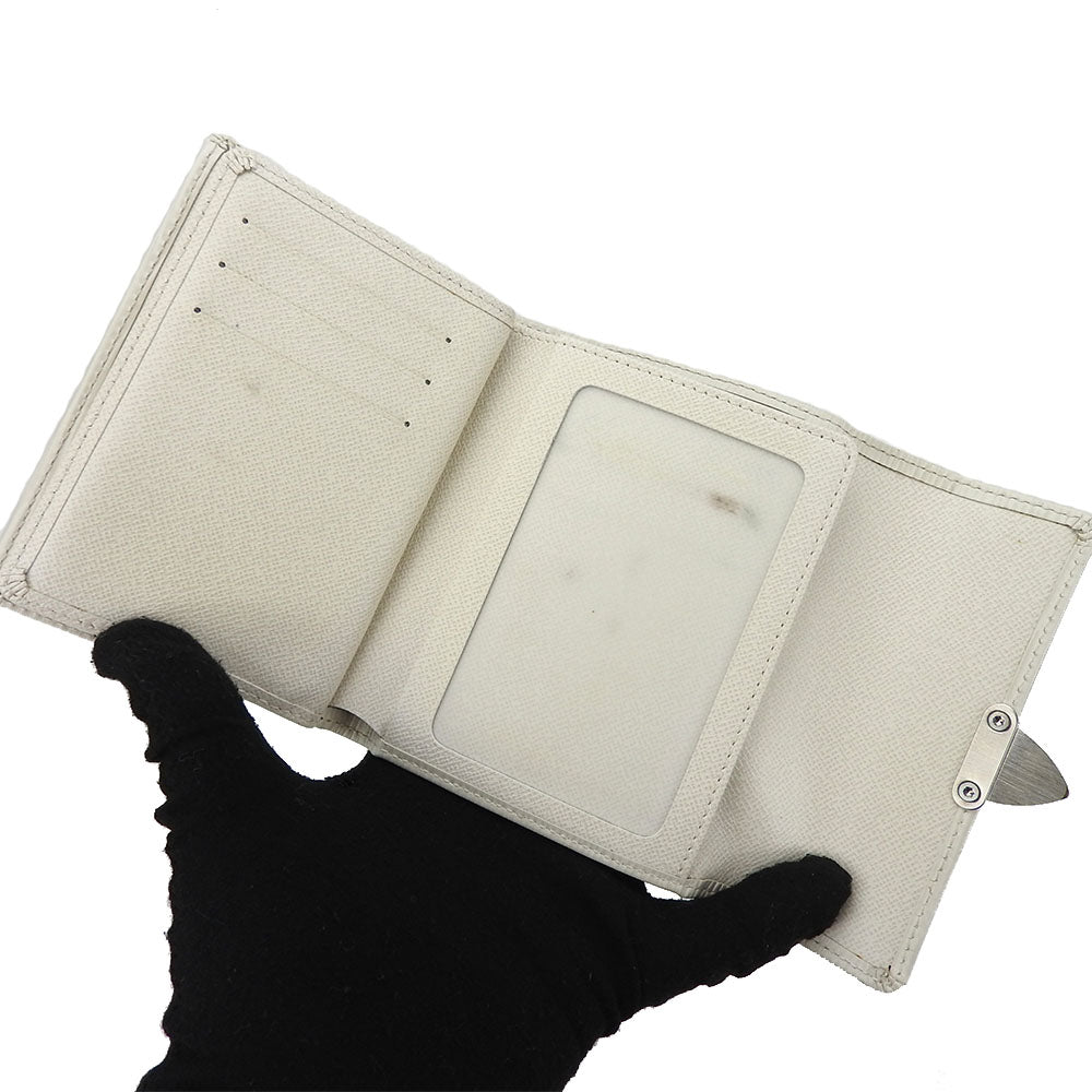 Louis Vuitton Tri-Fold Wallet M5801J Epi Leather White Portefeuille And Koala Women