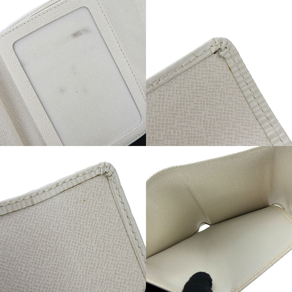 Louis Vuitton Tri-Fold Wallet M5801J Epi Leather White Portefeuille And Koala Women