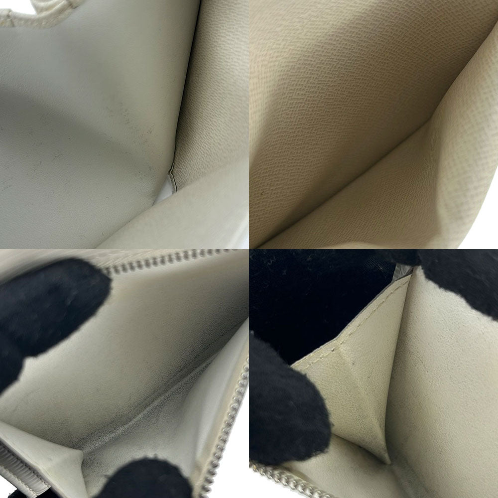 Louis Vuitton Tri-Fold Wallet M5801J Epi Leather White Portefeuille And Koala Women